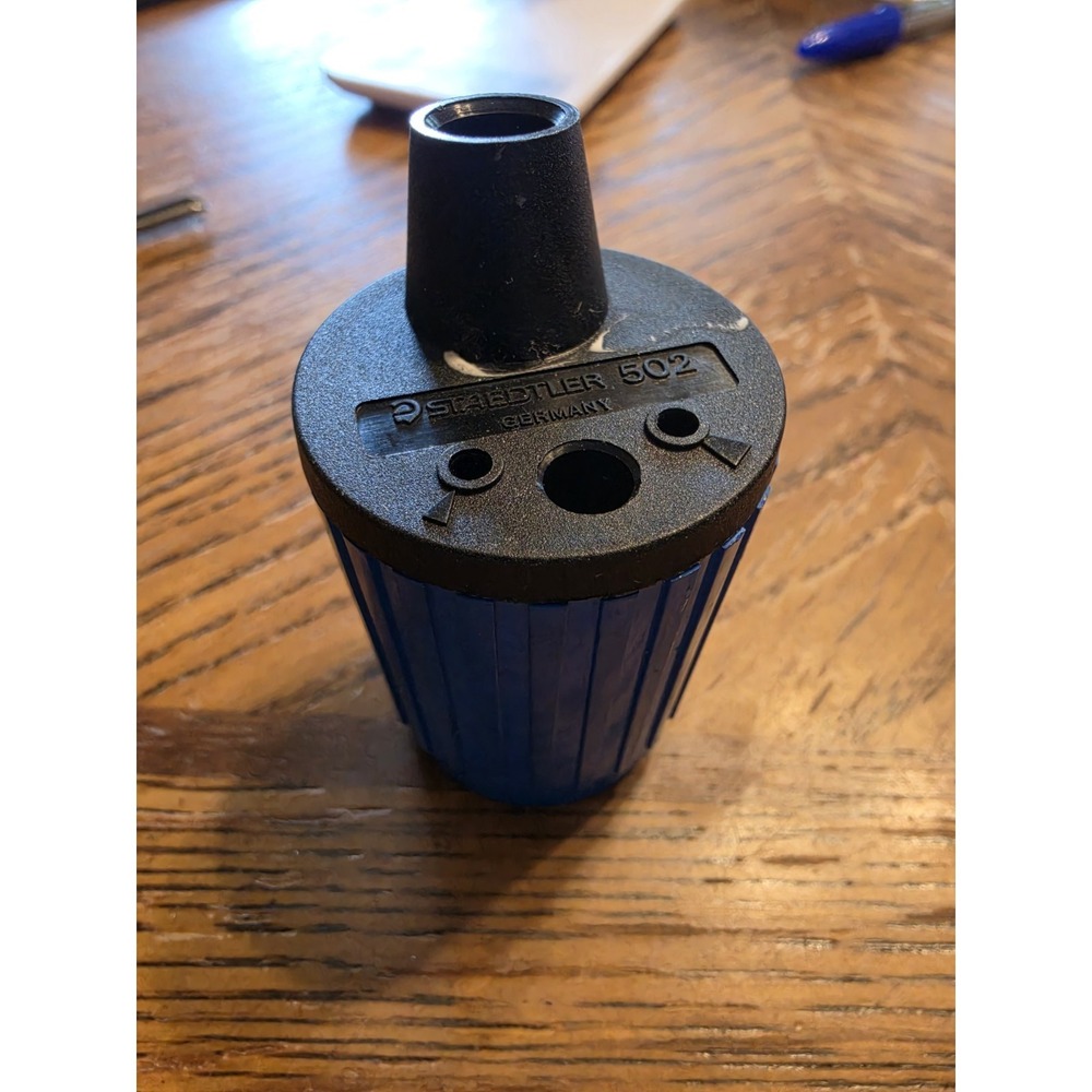 Staedtler rotary lead point mechanical BLUE 502 pencil SHARPENER 2mm Germany‎
